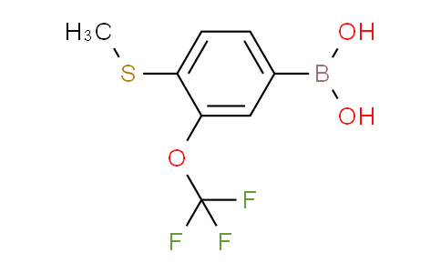 BP29666 | 1005206-27-8 | 4-(Methylsulfanyl)-3-(trifluoromethoxy)phenylboronic acid