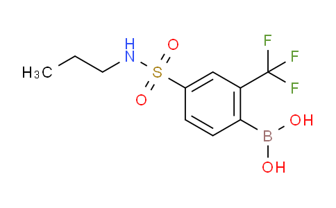 4-(N-Propylsulfamoyl)-2-trifluoromethylphenylboronic acid