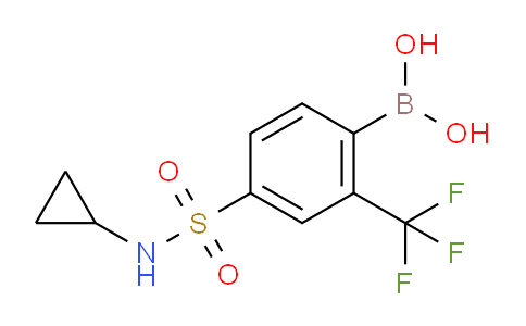 4-(Cyclopropylsulfamoyl)-2-(trifluoromethyl)phenylboronic acid