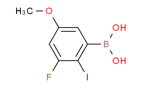 3-Fluoro-2-iodo-5-methoxyphenylboronic acid