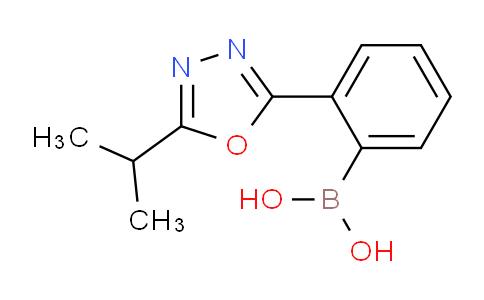 2-(5-Isopropyl-1,3,4-oxadiazol-2-yl)phenylboronic acid