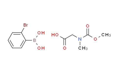 2-Bromophenyl boronic acid, N-methylcarboxy-n-methylglycinate