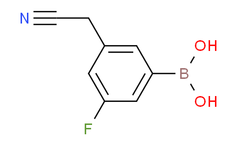 [3-(Cyanomethyl)-5-fluorophenyl]boronic acid
