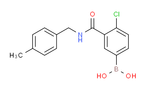 4-Chloro-3-(4-methylbenzylcarbamoyl)phenylboronic acid