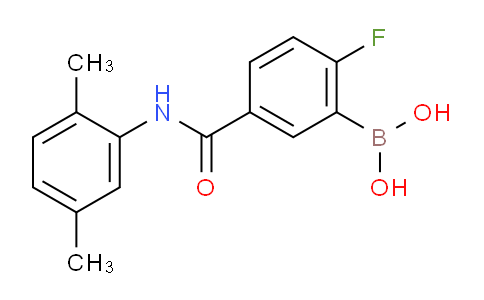 5-(2,5-Dimethylphenylcarbamoyl)-2-fluorophenylboronic acid