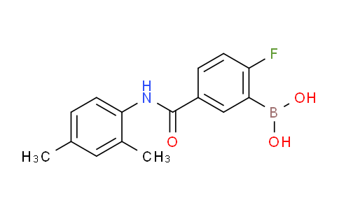 5-(2,4-Dimethylphenylcarbamoyl)-2-fluorophenylboronic acid