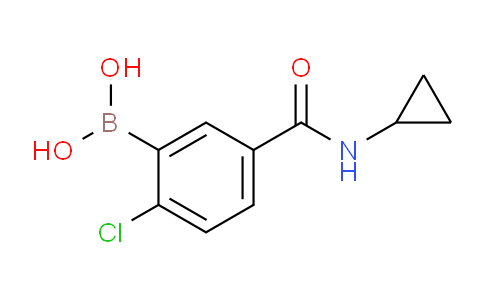 2-Chloro-5-(cyclopropylcarbamoyl)phenylboronic acid