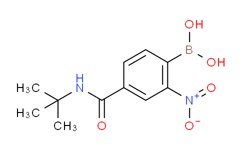 4-(Tert-butylcarbamoyl)-2-nitrophenylboronic acid