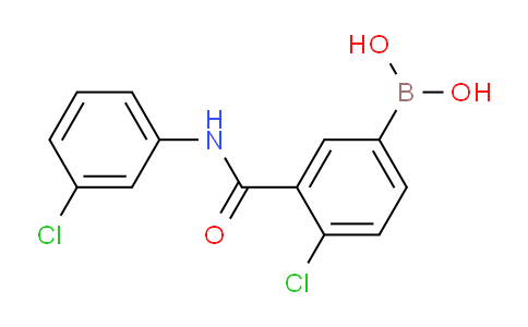 4-Chloro-3-(3-chlorophenylcarbamoyl)phenylboronic acid
