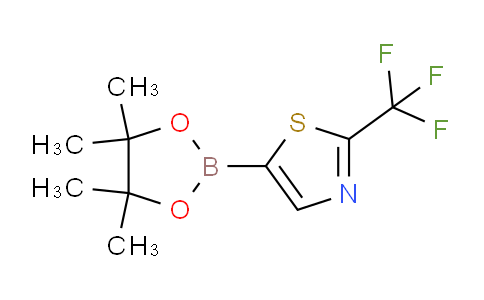 5-(Tetramethyl-1,3,2-dioxaborolan-2-YL)-2-(trifluoromethyl)-1,3-thiazole