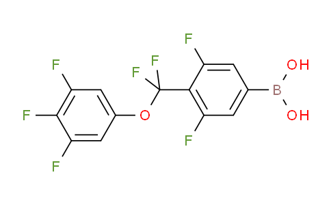 [4-[Difluoro(3,4,5-trifluorophenoxy)methyl]-3,5-difluorophenyl]boronic acid