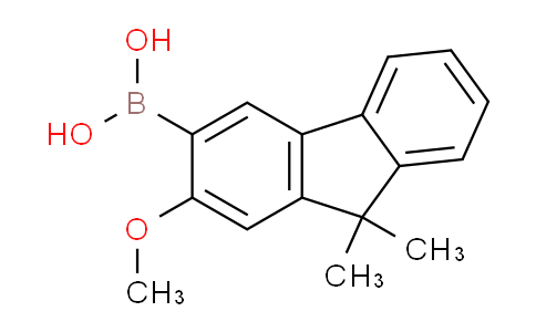 (2-Methoxy-9,9-dimethyl-9H-fluoren-3-YL)boronic acid