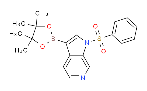 BP30041 | 1174038-65-3 | 1-(Benzenesulfonyl)-3-(4,4,5,5-tetramethyl-1,3,2-dioxaborolan-2-yl)-1H-pyrrolo[2,3-c]pyridine