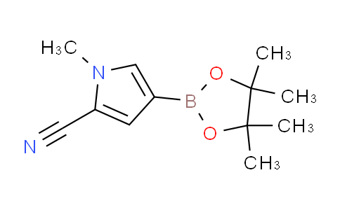 1-Methyl-4-(4,4,5,5-tetramethyl-1,3,2-dioxaborolan-2-yl)-1H-pyrrole-2-carbonitrile