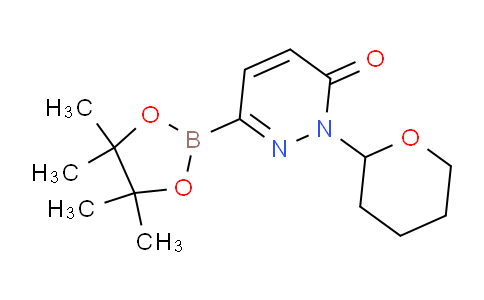 2-(Tetrahydro-2H-pyran-2-yl)-6-(4,4,5,5-tetramethyl-1,3,2-dioxaborolan-2-yl)pyridazin-3(2H)-one
