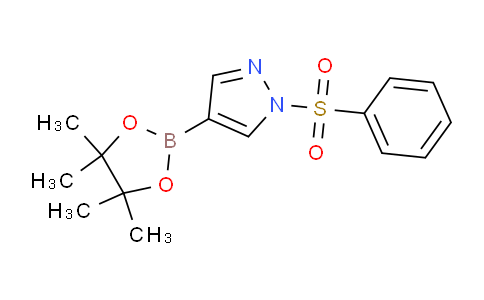 BP30059 | 1073372-04-9 | 1-(Phenylsulfonyl)-4-(4,4,5,5-tetramethyl-1,3,2-dioxaborolan-2-yl)-1H-pyrazole
