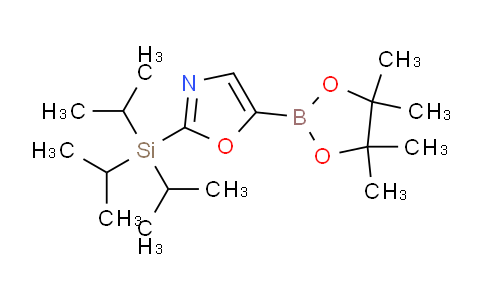 5-(4,4,5,5-Tetramethyl-1,3,2-dioxaborolan-2-yl)-2-[tris(1-methylethyl)silyl]oxazole