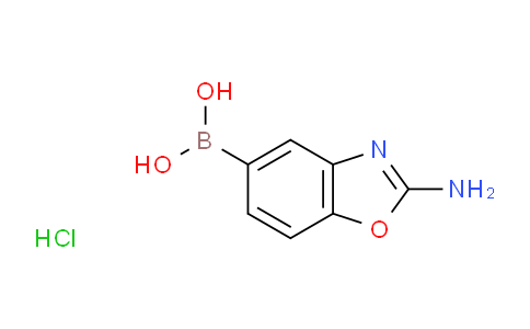 (2-aminobenzo[d]oxazol-5-yl)boronic acid hydrochloride