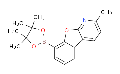 BP30087 | 1609374-04-0 | 2-Methyl-8-(4,4,5,5-tetramethyl-1,3,2-dioxaborolan-2-yl)benzofuro[2,3-b]pyridine