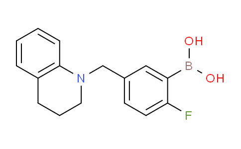 (5-((3,4-Dihydroquinolin-1(2H)-yl)methyl)-2-fluorophenyl)boronic acid