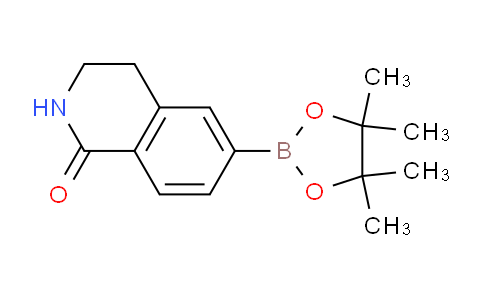 BP30116 | 376584-30-4 | 6-(4,4,5,5-Tetramethyl-1,3,2-dioxaborolan-2-yl)-3,4-dihydroisoquinolin-1(2H)-one