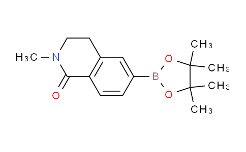 BP30120 | 1131223-44-3 | 2-Methyl-6-(4,4,5,5-tetramethyl-1,3,2-dioxaborolan-2-yl)-3,4-dihydroisoquinolin-1(2H)-one