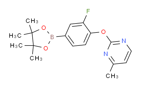 BP30122 | 2549188-28-3 | 2-(2-Fluoro-4-(4,4,5,5-tetramethyl-1,3,2-dioxaborolan-2-yl)phenoxy)-4-methylpyrimidine