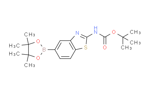 tert-Butyl (5-(4,4,5,5-tetramethyl-1,3,2-dioxaborolan-2-yl)benzo[d]thiazol-2-yl)carbamate