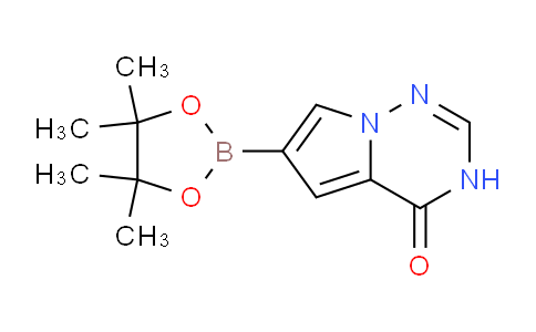6-(4,4,5,5-Tetramethyl-1,3,2-dioxaborolan-2-yl)pyrrolo[2,1-f][1,2,4]triazin-4(3H)-one
