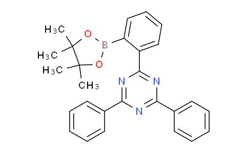 BP30150 | 1696425-27-0 | 2,4-Diphenyl-6-(2-(4,4,5,5-tetramethyl-1,3,2-dioxaborolan-2-yl)phenyl)-1,3,5-triazine