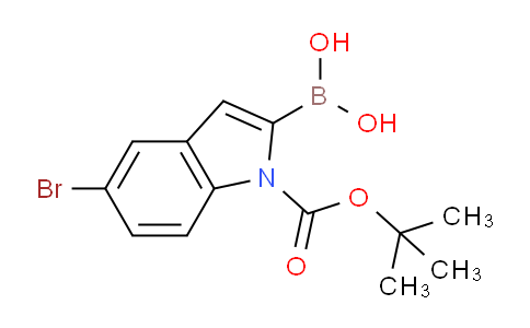 (5-Bromo-1-(tert-butoxycarbonyl)-1H-indol-2-yl)boronic acid