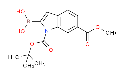 (1-(tert-butoxycarbonyl)-6-(methoxycarbonyl)-1H-indol-2-yl)boronic acid