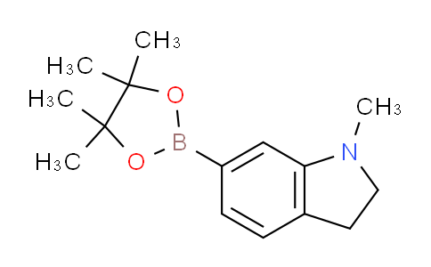BP30167 | 1404110-01-5 | 1-Methyl-6-(4,4,5,5-tetramethyl-1,3,2-dioxaborolan-2-yl)indoline