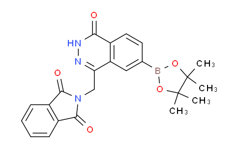 2-((4-Oxo-7-(4,4,5,5-tetramethyl-1,3,2-dioxaborolan-2-yl)-3,4-dihydrophthalazin-1-yl)methyl)isoindoline-1,3-dione