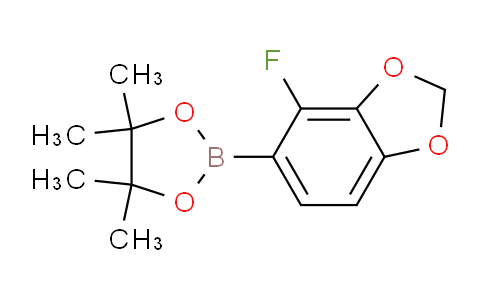 2-(4-Fluorobenzo[d][1,3]dioxol-5-yl)-4,4,5,5-tetramethyl-1,3,2-dioxaborolane