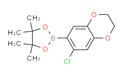 2-(7-Chloro-2,3-dihydrobenzo[b][1,4]dioxin-6-yl)-4,4,5,5-tetramethyl-1,3,2-dioxaborolane