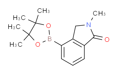 BP30215 | 1221239-09-3 | 2-Methyl-4-(4,4,5,5-tetramethyl-1,3,2-dioxaborolan-2-yl)isoindolin-1-one