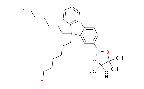 2-(9,9-Bis(6-bromohexyl)-9H-fluoren-2-yl)-4,4,5,5-tetramethyl-1,3,2-dioxaborolane