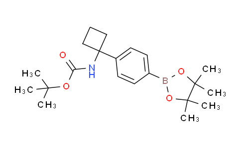 tert-Butyl (1-(4-(4,4,5,5-tetramethyl-1,3,2-dioxaborolan-2-yl)phenyl)cyclobutyl)carbamate