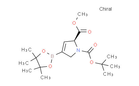1-(tert-Butyl) 2-methyl (S)-4-(4,4,5,5-tetramethyl-1,3,2-dioxaborolan-2-yl)-2,5-dihydro-1H-pyrrole-1,2-dicarboxylate