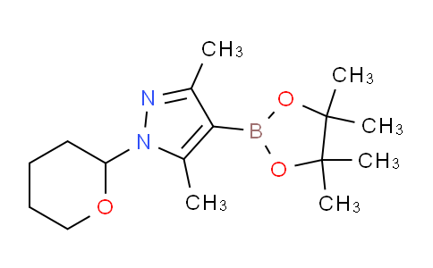 BP30277 | 1126779-11-0 | 3,5-Dimethyl-1-(tetrahydro-2H-pyran-2-yl)-4-(4,4,5,5-tetramethyl-1,3,2-dioxaborolan-2-yl)-1H-pyrazole