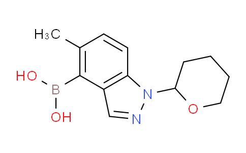 [5-Methyl-1-(oxan-2-yl)-1H-indazol-4-yl]boronic acid