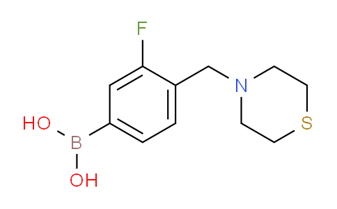 (3-Fluoro-4-(thiomorpholinomethyl)phenyl)boronic acid