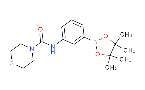 BP30296 | 874301-68-5 | N-(3-(4,4,5,5-tetramethyl-1,3,2-dioxaborolan-2-yl)phenyl)thiomorpholine-4-carboxamide