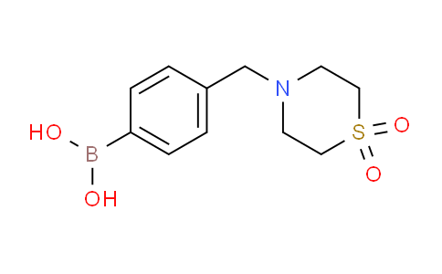 (4-((1,1-Dioxidothiomorpholino)methyl)phenyl)boronic acid