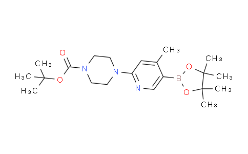 Tert-butyl 4-(4-methyl-5-(4,4,5,5-tetramethyl-1,3,2-dioxaborolan-2-yl)pyridin-2-yl)piperazine-1-carboxylate