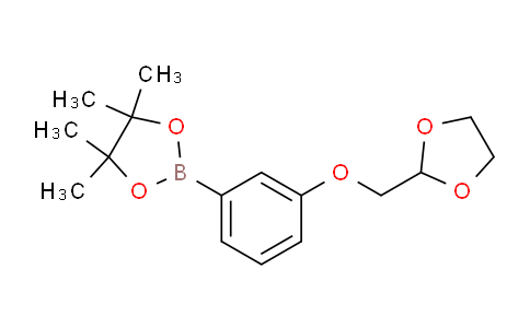 2-(3-((1,3-Dioxolan-2-yl)methoxy)phenyl)-4,4,5,5-tetramethyl-1,3,2-dioxaborolane