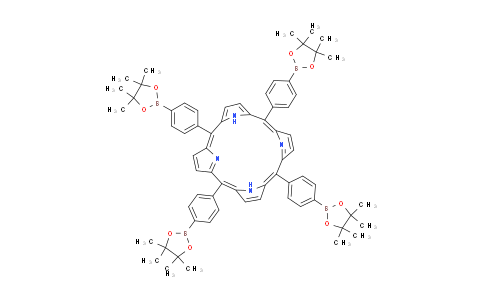 BP30332 | 1332748-00-1 | 5,10,15,20-Tetrakis[4-(4,4,5,5-tetramethyl-1,3,2-dioxaborolan-2-yl)phenyl]-21H,23H-porphine