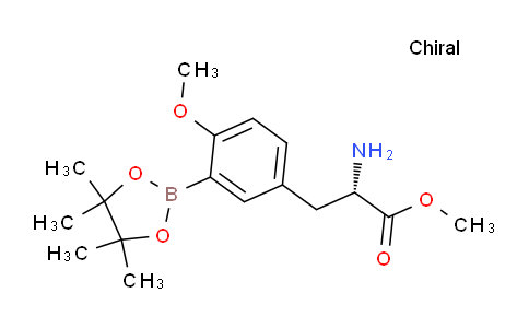 BP30349 | 1004524-42-8 | Methyl (S)-2-amino-3-(4-methoxy-3-(4,4,5,5-tetramethyl-1,3,2-dioxaborolan-2-yl)phenyl)propanoate