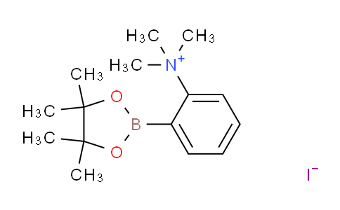 N,N,N-Trimethyl-2-(4,4,5,5-tetramethyl-1,3,2-dioxaborolan-2-yl)benzenaminium iodide